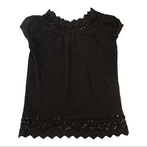 CATHERINE MALANDRINO Blouse, Black Size S